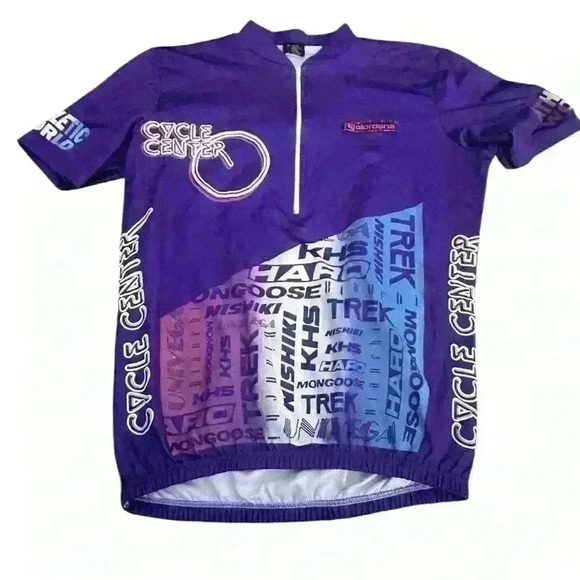 Giordana Athletic World Cycle Center Men’s Jersey SZ small Purple - Picture 1 of 5